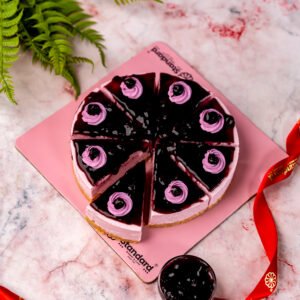 BLUE BERRY CHEESE CAKE SLICE